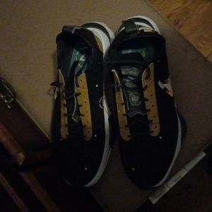 Nike size 11 Black Tan and White Sneaker